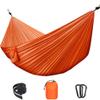 Nylon Single & Double Hammock Adult Camping Outdoor Backpacking Travel Survival Garden Swing Hunting Sleeping Bed Portable Hammock view 1
