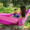 Nylon Single & Double Hammock Adult Camping Outdoor Backpacking Travel Survival Garden Swing Hunting Sleeping Bed Portable Hammock view 3