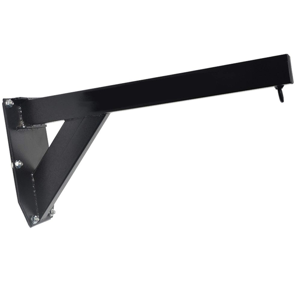SHIJINHAO Heavy Punch Bag Wall Bracket, Safe and Secure, Easy to Install, Hook Hanging, Training Equipment, Steel Pipe, Family Martial Arts Hall, 2 Colors (Color : Black, Size : 75x30x20cm)