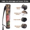Elong Adjustable Archery Back Arrow Quiver Holder - Upgraded Quiver Arrows for Compound Recurve Bow and Hunting Target Practicing Youth and Adults view 4