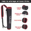 Elong Adjustable Archery Back Arrow Quiver Holder - Upgraded Quiver Arrows for Compound Recurve Bow and Hunting Target Practicing Youth and Adults view 4