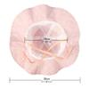 Jueshanzj Baby Girl Sun Hat Cotton UPF 50+ Cute Summer Beach Hat White 1-4 Years view 2