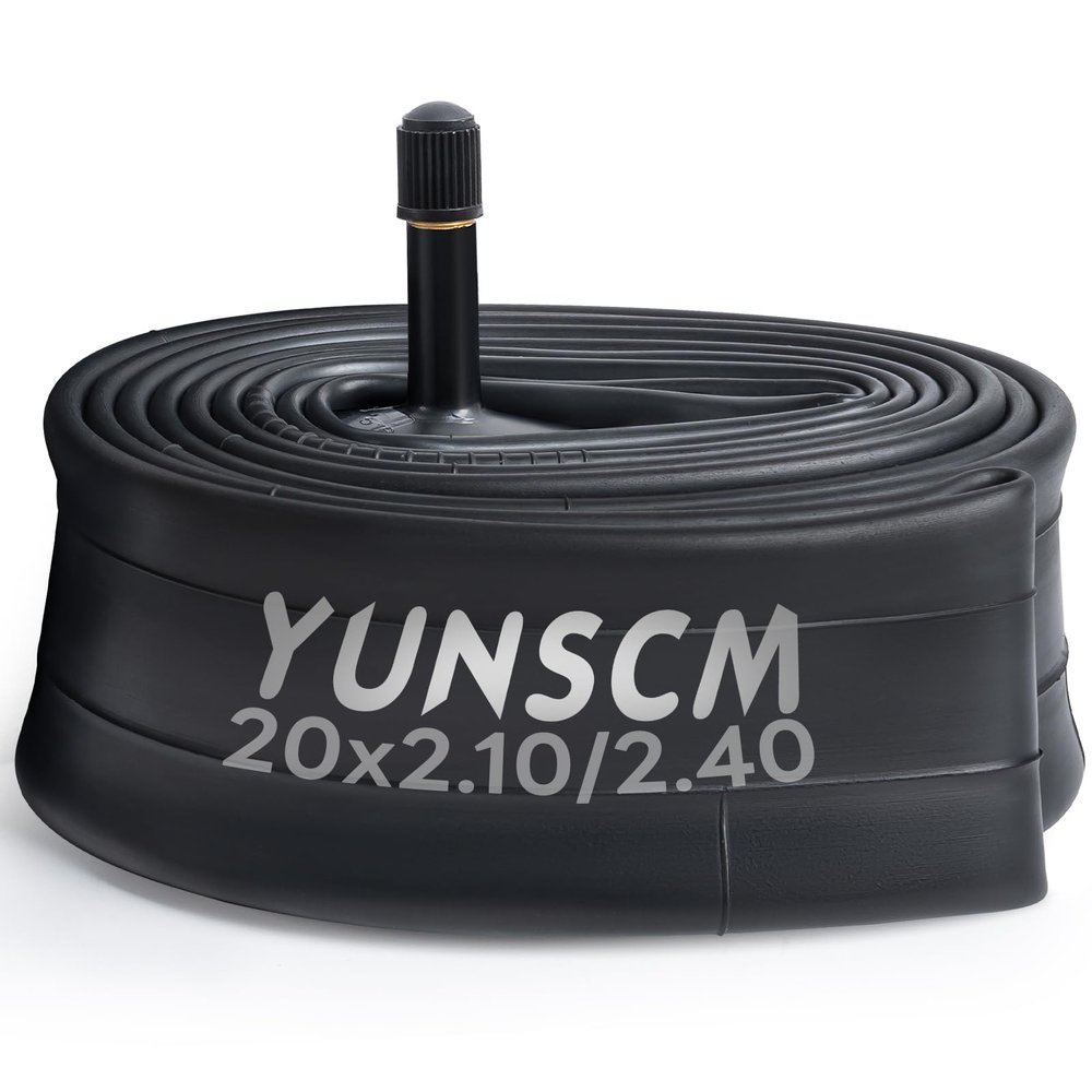 1-PC 20" Bike Tube 20x2.10/2.40(52/62-406) AV32mm Schrader Valve Compatible with 20x2.1 20x2.125 20x2.2 20x2.25 20x2.3 20x2.35 20x2.4 Bike Tire Tube