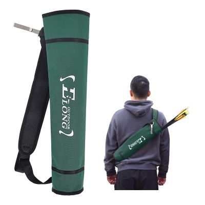 Elong Adjustable Archery Back Arrow Quiver Holder - Upgraded Quiver Arrows for Compound Recurve Bow and Hunting Target Practicing Youth and Adults