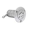 Ayunwei 1-1/2 Deck Fuel Fill/Filler for Boat with Keyless Cap Marine Polished 316 Stainless Steel Filler Cap for Yacht Trucks Tractors view 1