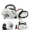DNYSYSJ Electric Brush Geared Motor 24V 350W Gear Reduction Electric Motor with 9 Tooth Sprocket Quality Carbon Brush 300 RPM for E-Bike Scooter Go Kart Bicycle view 2