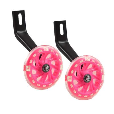 FUFU Support Wheel Children's Bicycle, Stabilizer Training Wheel, Adjustable Wheel Stabilizer,Suitable for 12-20 Inch Children's Bicycle (Color : Red, Size : 18in)