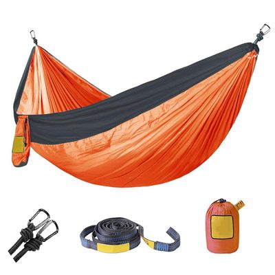 Hommock 280180Cm Portable Camping Parachute Hammock Survival Garden Outdoor Furniture Leisure Sleeping Travel Double Hanging Bed