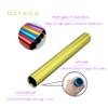 XMWangzi Aluminum Track Field Relay Batons, Race Equipments for Running Race Team, Suitable for Outdoor Sports Practice Athlete, Corrosion Resistant High Strength Smooth Surface (4Pcs Golden) view 3