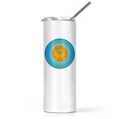 greeklife.store Sigma Chi Stainless Steel Skinny Tumbler 20 OZ, Vacuum Double Wall Insulated Tumbler Cup, Tumbler with Lid and Straw, Gift for Coffee Water Hot Cold Drinks (Sigma Chi - 9)