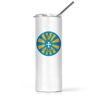 greeklife.store Sigma Chi Stainless Steel Skinny Tumbler 20 OZ, Vacuum Double Wall Insulated Tumbler Cup, Tumbler with Lid and Straw, Gift for Coffee Water Hot Cold Drinks (Sigma Chi - 16)
