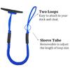 4 Pack Bungee Boat Dock Lines Boat Mooring Rope Boat Accessories Docking Lines for Kayak,Jet Ski,Pontoon,Canoe,Power Boat WaveRunner Blue view 3