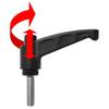 cyclingcolors Clamping Lever Male Adjustable Locking Handle knob Thread Machinery (M8x30mm) view 3