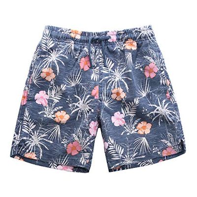 INGEAR Little Boys Quick Dry Swim Trunks UPF 50+ Beach Board Shorts Sizes 2T-14 Vibrant Patterns for Summer Adventures