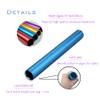 XMWangzi Aluminum Track Field Relay Batons, Race Equipments for Running Race Team, Suitable for Outdoor Sports Practice Athlete, Corrosion Resistant High Strength Smooth Surface (4Pcs Blue) view 3