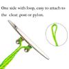 Bungee Boat Dock Lines Green Mooring Ropes 4 Pack with Stainless Steel Clip Accessories for Boats PWC, Kayak, Watercraft,SeaDoo,Jet Ski, Pontoon, Canoe, Power Boat(4ft -5.5ft) view 4