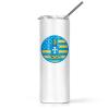 greeklife.store Sigma Chi Stainless Steel Skinny Tumbler 20 OZ, Vacuum Double Wall Insulated Tumbler Cup, Tumbler with Lid and Straw, Gift for Coffee Water Hot Cold Drinks (Sigma Chi - 2) view 1