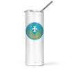 greeklife.store Sigma Chi Stainless Steel Skinny Tumbler 20 OZ, Vacuum Double Wall Insulated Tumbler Cup, Tumbler with Lid and Straw, Gift for Coffee Water Hot Cold Drinks (Sigma Chi - 14) view 1