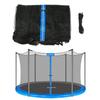 12 FT Trampoline Replacement Safety Enclosure Net for 6 Straight Poles Round Frame Trampolines, Breathable and Weather-Resistant with Adjustable Straps(NET ONLY) view 1