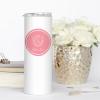 greeklife.store Delta Zeta Stainless Steel Skinny Tumbler 20 OZ, Vacuum Double Wall Insulated Tumbler Cup, Tumbler with Lid and Straw, Gift for Coffee Water Hot Cold Drinks (Delta Zeta - 2) view 4