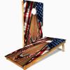 PRO Cornhole Boards, Impact Brace & Handle Cornhole Boards- 10+ Designs Cornhole Set - Handemade in USA, Tournament 2x4 Regulation Premium Baltic Birch Boards for bean bag toss, and Tournaments view 1