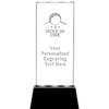 7.5" Hole in One Radianz Light Up Crystal, Personalized Hole in One Crystal Trophy, Custom Engraving Included, Prime view 1