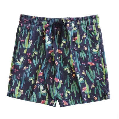 INGEAR Little Boys Quick Dry Swim Trunks UPF 50+ Beach Board Shorts Sizes 2T-14 Vibrant Patterns for Summer Adventures