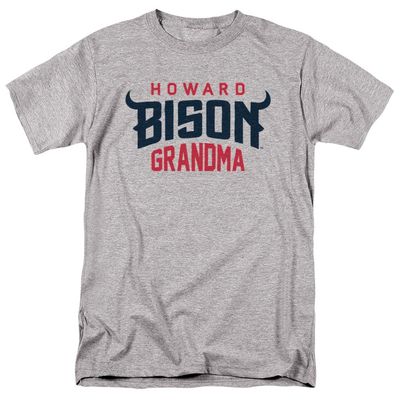 Howard University Official Grandma Unisex Adult T-Shirt, Athletic Heather, 4X-Large