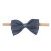 Copper Pearl Bowtie Baby Bow Denim view 1