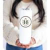 greeklife.store Delta Zeta Stainless Steel Skinny Tumbler 20 OZ, Vacuum Double Wall Insulated Tumbler Cup, Tumbler with Lid and Straw, Gift for Coffee Water Hot Cold Drinks (Delta Zeta - 4) view 2