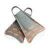 Tribe T2 Swimfins for Youth Kids Women Adult Snorkeling Bodyboarding Surfing and Swimming - Grey / Orange - MS view 4