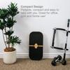 Blue Planet Balance Surfer Bamboo Wooden Balance Board Trainer for Standing Desks, Surfing, SUP, Yoga, Exercise | Now with Carry Bag! view 4