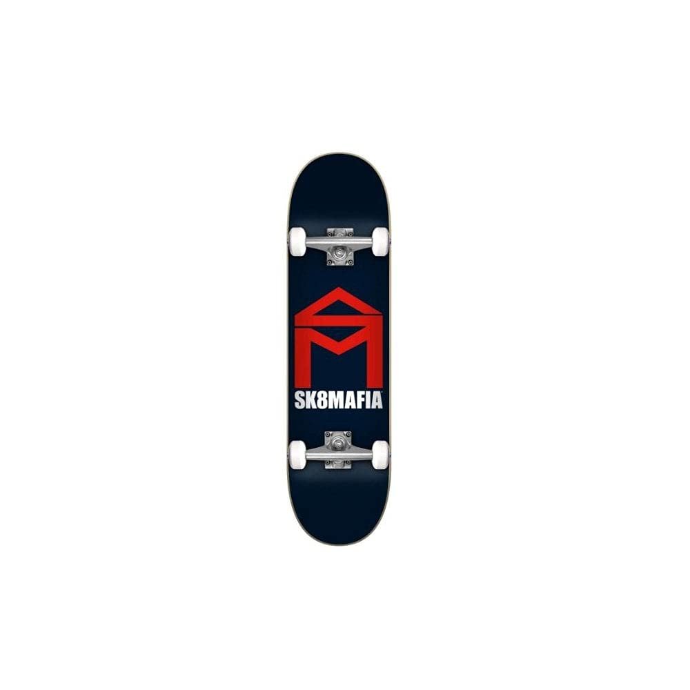 Sk8Mafia House Logo Navy 7.87"X31.60" Complete Skateboard