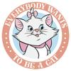 Disney The Aristocats Finish Fights Girl's Solid Crew Tee White view 3