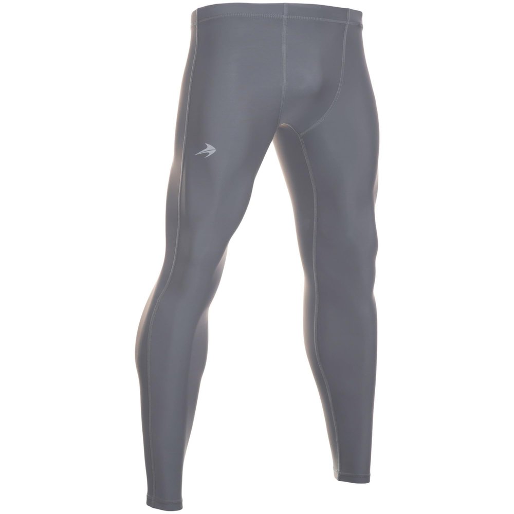 CompressionZ Men's Compression Pants for Workout, Sports|Base Layer Running Tights Leggings (Gray, 3X-Large)