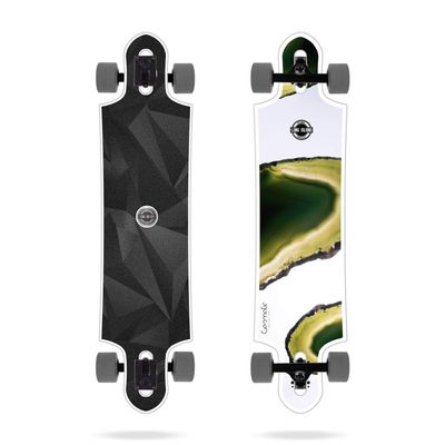 Long Island Unisex_Adult Geomatic 39.8"x9.75" Drop Complete Skateboard, Multi-Coloured (Multi-Coloured), 9,75" x 39.0