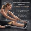 CompressionZ Women's Compression High Waisted Biker Shorts, Tummy Control for Workouts 10" Black Small view 4