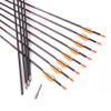 28 Inch Arrow 1500 Spine Arrow Target Practice Arrow Hunting Arrow Carbon Arrows Compound Bow Recurve Bow Adult Youth Archery Indoor Outdoor Shooting Bullet Tip Orange 12pc view 1