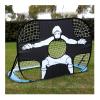 Soccer Goals Hua Outdoor Garden 2 in 1 Pop-up Football Goal, Folding Portable Kids Football Goal, Easy Installation, 110x80x80cm view 1