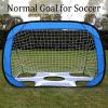 Soccer Goals Hua Outdoor Garden 2 in 1 Pop-up Football Goal, Folding Portable Kids Football Goal, Easy Installation, 110x80x80cm view 3