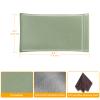 FINTIE Soft Eyeglasses Case with Cleaning Cloth, Portable Squeeze Top Vegan Leather Glasses Pouch, Sunglasses Eyewear Bag, Sage Green view 2