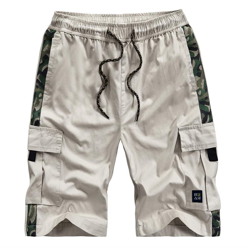Kolongvangie Big and Tall Sizes Shorts Casual Shorts Hiking Men's Lightweight Pull On Cargo Short Summer Bottoms