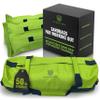 Sandbags for Working Out - 50 lbs - Adjustable Heavy Duty Equipment for Weight Training - 1 Outer, 3 Inner Sandbags - Portable Tough Workout - Green Non Slam view 1