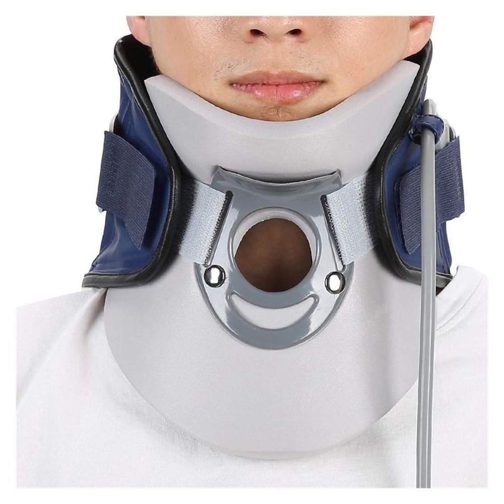 SADDPA DSMYYXGS Cervical Vertebra Brace Inflatable Neck Pain Relief Support Cervical Traction Devices Neck Brace (Color : A)