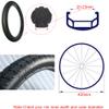Catazer 20x1.75 Bicycle Solid Tire 20 Inch 20x1.75 Tires Anti-Slip Black Tires Bike Tires Riding BMX Bike Kids' Bike Tire view 3