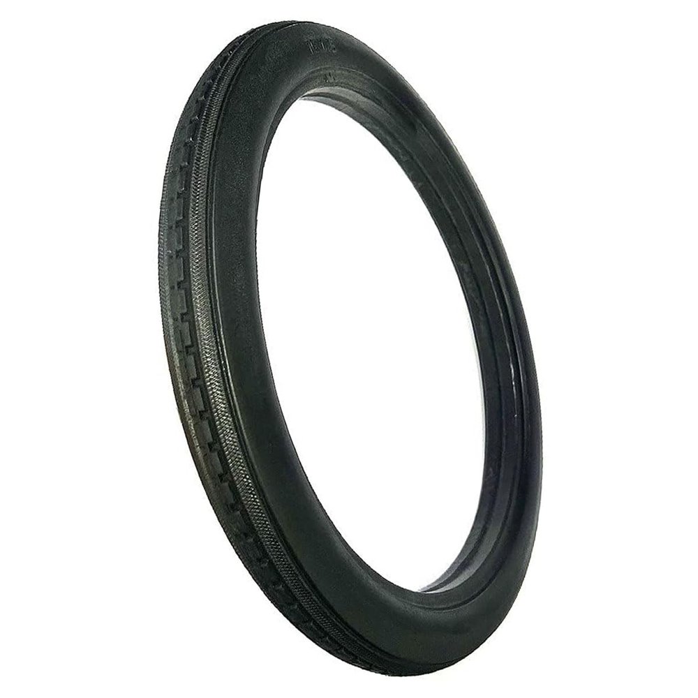 Catazer 16 Inch 16x1.75 Bicycle Solid Tires BMX Bike Tire 16x1.75 Rubber Black Tires Cycling Tyre