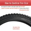 Bike Tyre 12/14/16/18/20/22/24/26 X 2.4 Bicycle Tyres for Kit BMX Bike Folding Bike Road Bike Mountain Bike (14x2.4) view 2