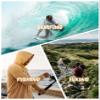TACVASEN Long Sleeve Shirts for Men Lightweight Hoodie Men Dry Fit Active Hooded Shirts Sun Protection Hoodies SPF Tee Navy S view 2