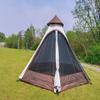 12'x 10' x8'Large Space Tower Bell Tipi Tent for Family 3-4 Person Camping Tents Double Layers Lightweight Waterproof Teepee Pyramid Tent view 3
