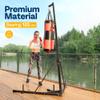 VIVOHOME Height Adjustable Foldable Heavy Duty Boxing Punching Bag Stand Steel Sandbag Rack Freestanding Up to 132 lbs for Home Fitness Stable view 2